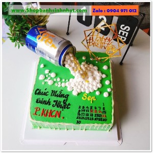 Bánh Sinh Nhật Hình Lon Bia Chai Rượu - LK58